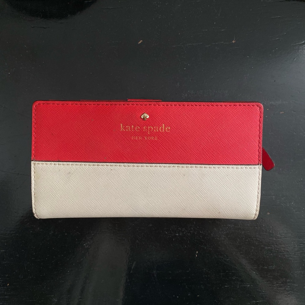 Kate Spade color block wallet